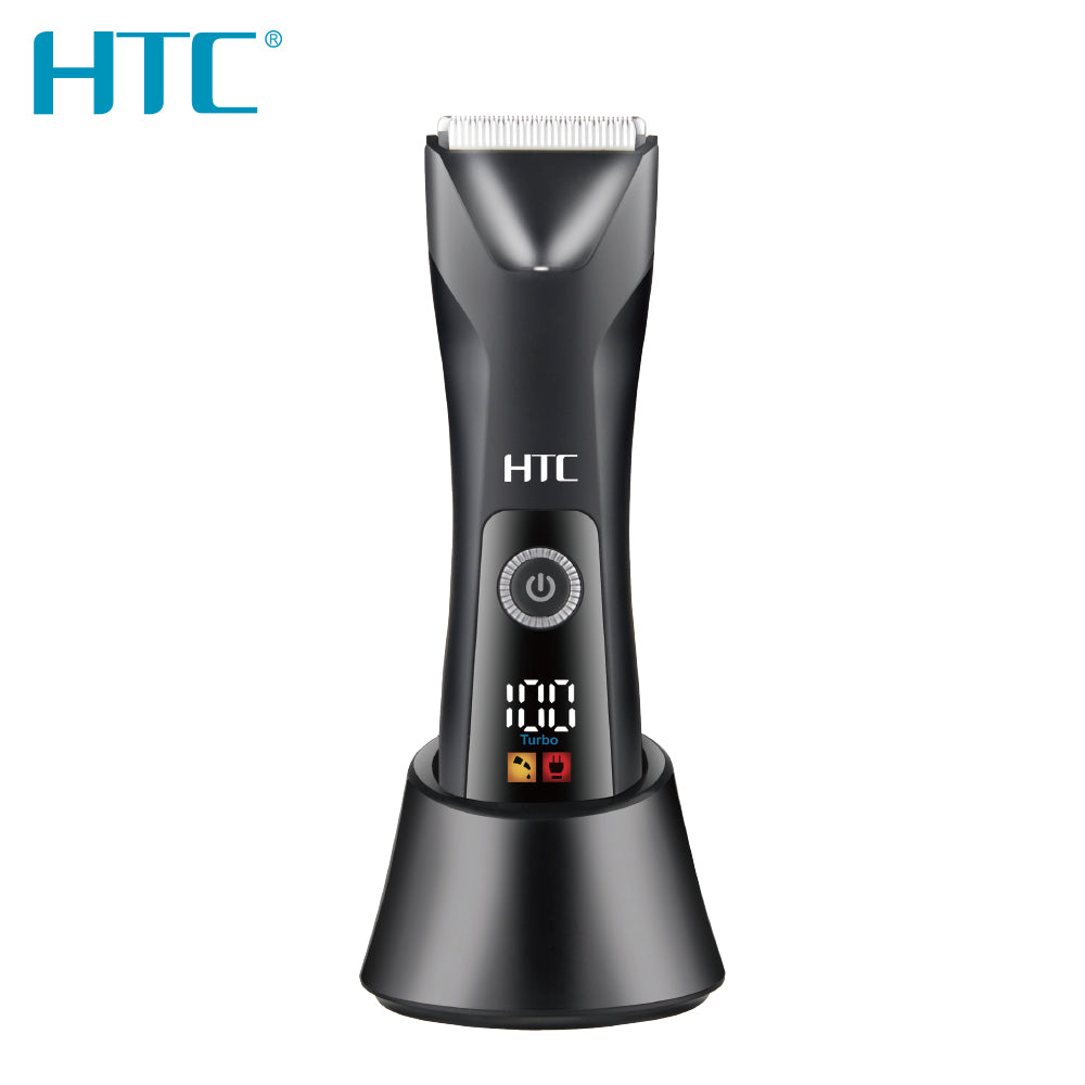 HTC AT-018 Fully Body Shaver Washable Type-C Rechargeable Ceramic Blade for body and face