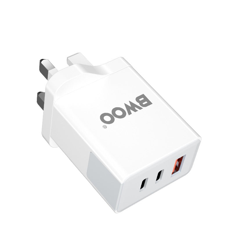 Bwoo fast Charger, 3 in 1 40W Fast Charger, Type C charger for Iphone, Samsung, Vivo, Honor, Huawei, Oppo Etc