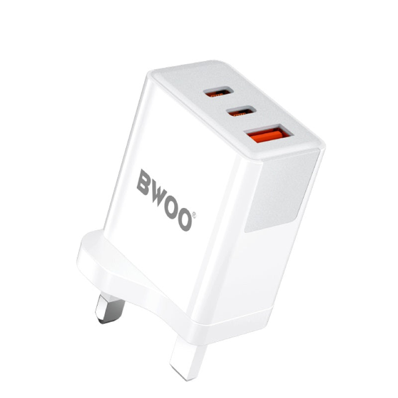 Bwoo fast Charger, 3 in 1 40W Fast Charger, Type C charger for Iphone, Samsung, Vivo, Honor, Huawei, Oppo Etc