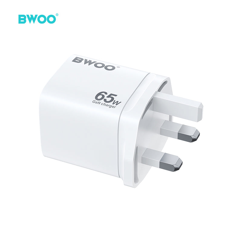 Bwoo Super fast Wall Charger, Fast Charger 65W Gan 3 in 1,Fast Charger for Iphone, Ipad, Iwatch, Samsung, Vivo, Oppo Etc