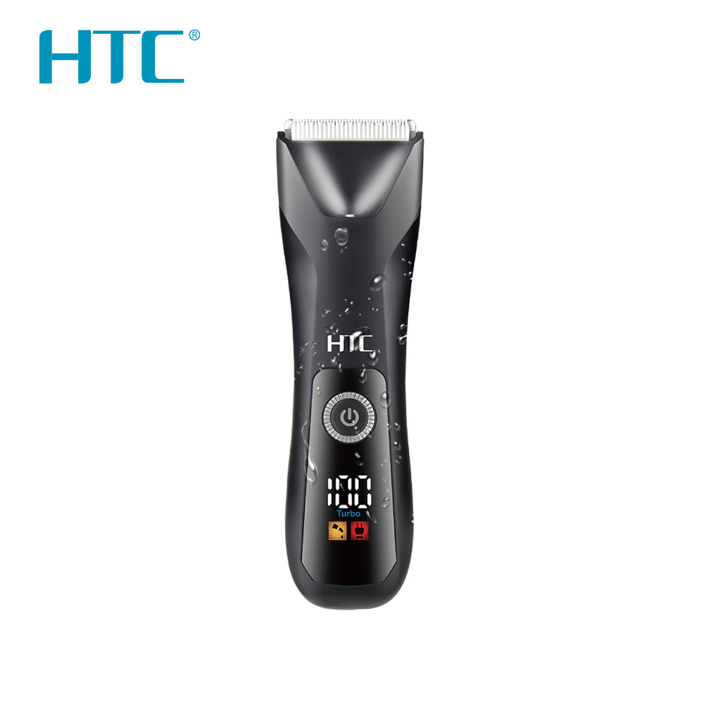 HTC AT-018 Fully Body Shaver Washable Type-C Rechargeable Ceramic Blade for body and face