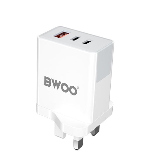 Bwoo fast Charger, 3 in 1 40W Fast Charger, Type C charger for Iphone, Samsung, Vivo, Honor, Huawei, Oppo Etc