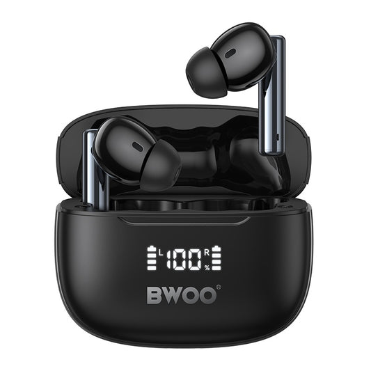 Bwoo in-ear Wireless Earbuds with Digital Display BT V5.3 for Gaming and HD Calls