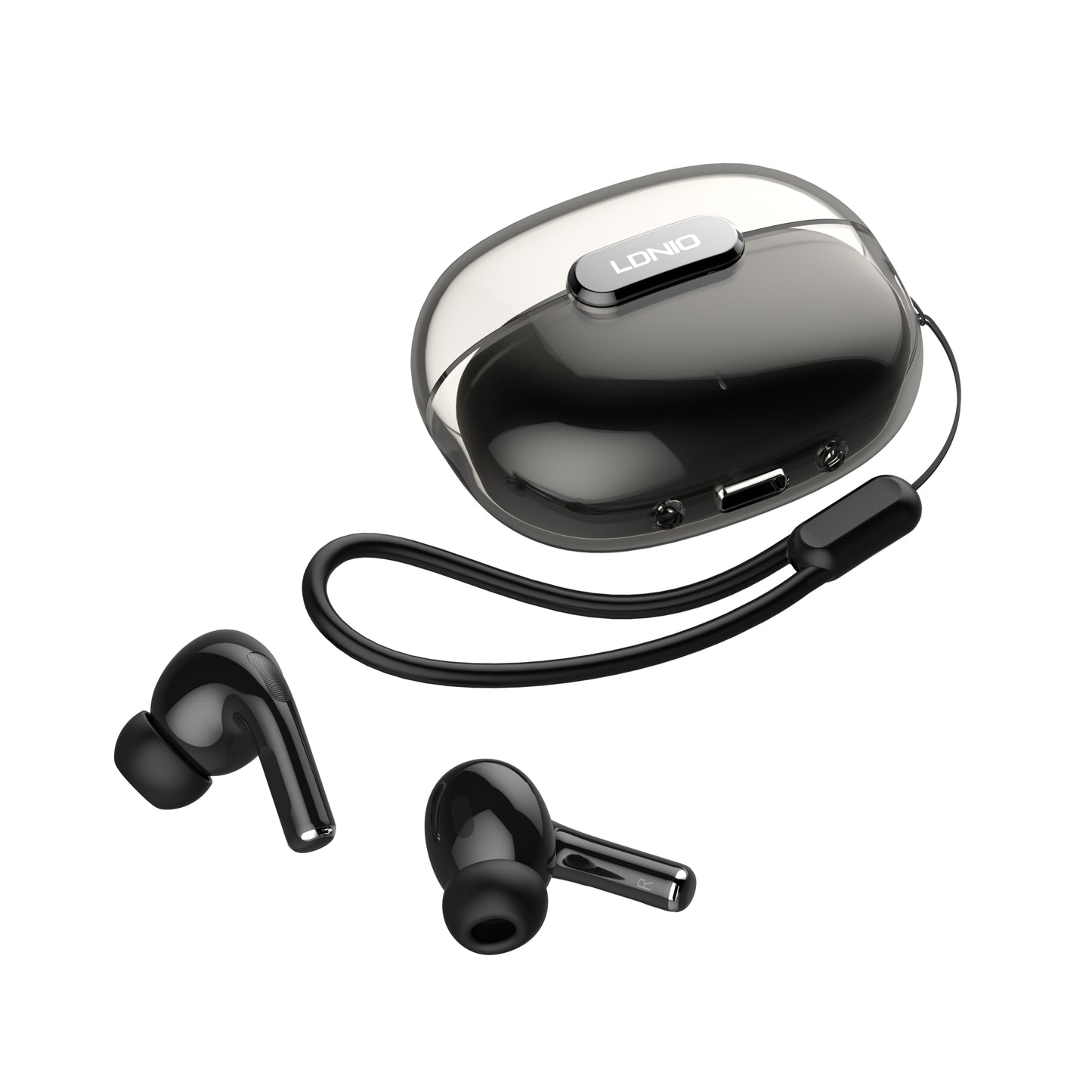LDNIO Wireless Stereo Bluetooth Earbud in-ear Earphone T02 Black